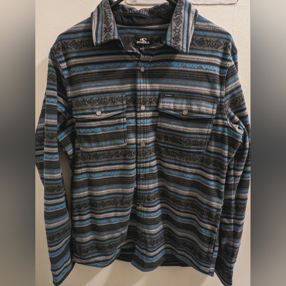 O'NEILL GLACIER SUPERFLEECE OVERSHIRT - GRAPHITE - S - Picture 2 of 10